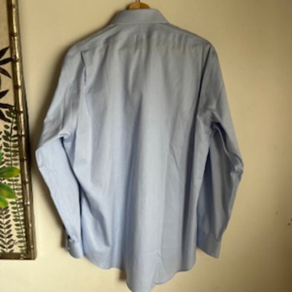 🧡3/15 NWOT Lands' End Outfitters No Iron Pinpoint Oxford Shirt Men's 16x33 - Picture 2 of 8